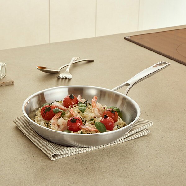 쿠자 316Ti 스테인레스 라인티탄 스킬렛 프라이팬 24cm