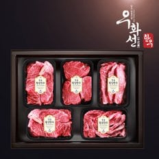 횡성한우 숙성 1+등급 VVIP 프리미엄 선물세트(꽃등심1.2kg+안심600g+채끝600g+특수부위600g/총3.0kg)냉장