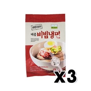 칠갑농산 면발장인 매콤비빔냉면 즉석간편조리 464g x 3개