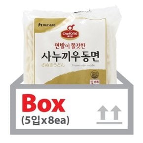 청정원 쉐프원 냉동 사누끼 우동면 230g 5입 8개