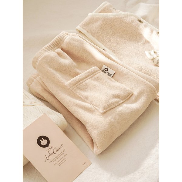 편하고 귀여운 - 유아 후리스 팬츠