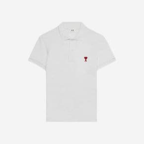 스몰 하트 로고 폴로 셔츠 화이트 아미 de Coeur Polo Shirt White