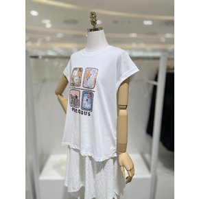 AK수원점 밸리걸 프린트 루즈핏 티셔츠 508960