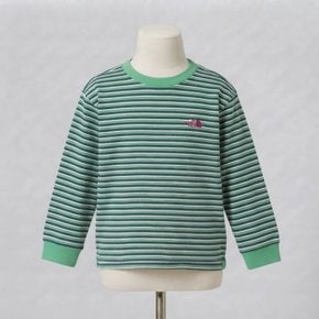 노스페이스 키즈 키즈 플레이온 스트라이프 긴팔 티 NAVY NT7TS02T