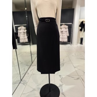 모조에스핀 [여주점] 울소재 밑단 슬릿 H라인 스커트 S254MSD009