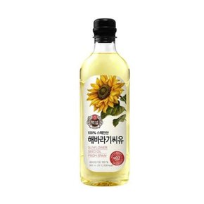 백설 해바라기씨유 900ml 3개