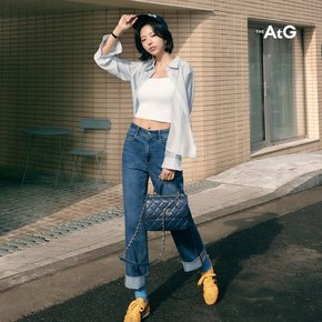 [최초가69900원] 2026 씬 스트레이트 롤업 데님