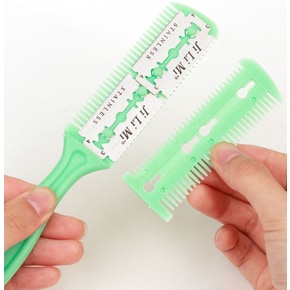 셀프 숱치기 컷트가위 앞머리자르기 색상랜덤
