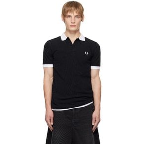 블랙 Fred Perry 폴로 셔츠 251563M212001