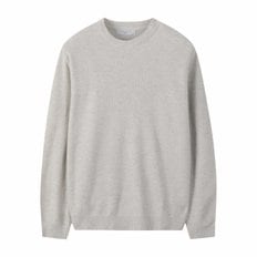 [Outlet] Ivory Honeycomb Sweater_C9WAW24801IVX