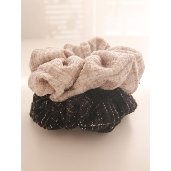 Tweed Twinkle Surgical Point Hair Scrunchy H0727