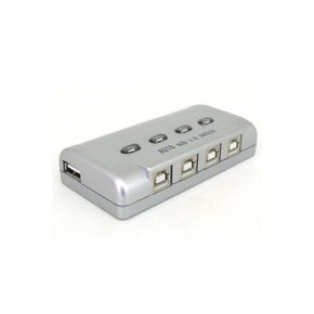 [U2411]  Coms USB 공유기 4:1 - 수동 스위치 및 프로그램 전환 방식