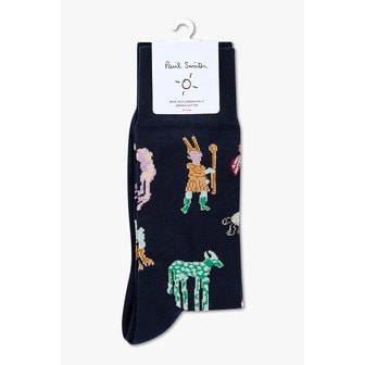 폴스미스 리틀 비스트 패턴 삭스 5715340108000