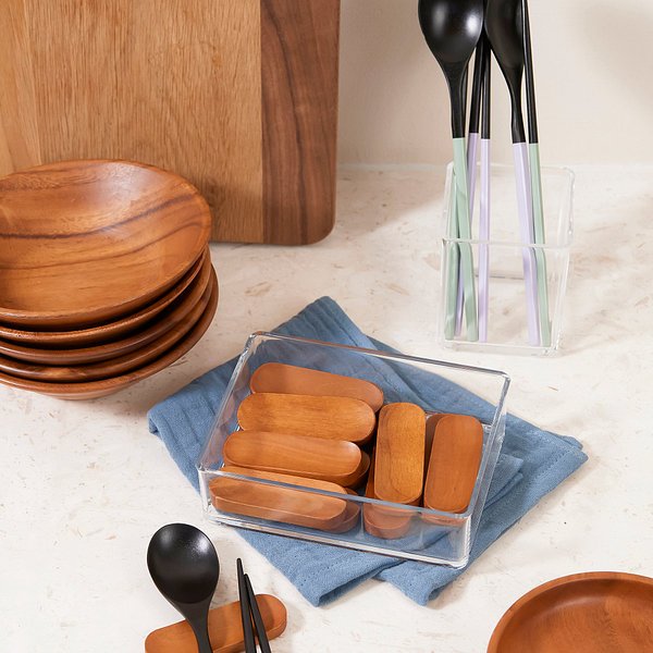 투명 깔끔 아크릴 수납함 16.4x12.2x5cm J52N903106100