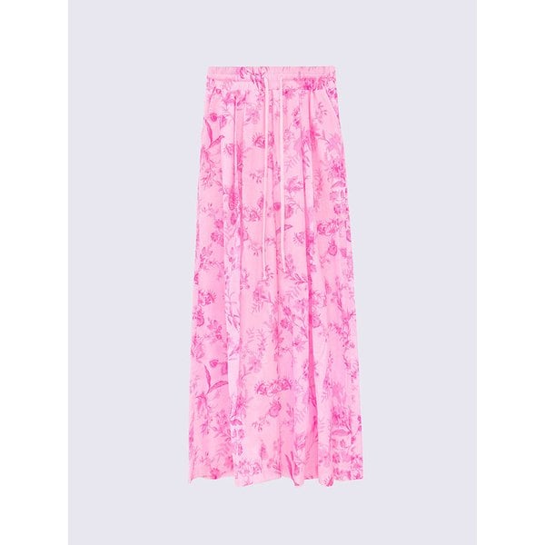 플라워 프린트 와이드 팬츠 (LIGHT PINK)