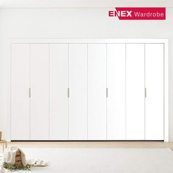 아이 올뉴 화이트 여닫이 붙박이장(실속형)-15cm