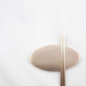 연 수저받침 1p 놋그릇방짜유기유기수저받침방짜수저부부수저전통수저방짜유기선물용웰빙그릇