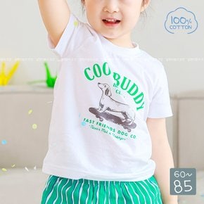 PL SS49-09 아동 티셔츠 순면 유아 아동 베이직 반팔티