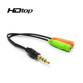 4극 3.5 스테레오Y케이블 15CM HT-SY15 HT-SY15 HDTOP HDTOP 4극 3.5 스테레오Y케이블 15CM HT-SY15 H