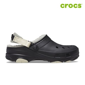 크록스 [크록스 정품]  올터레인 라인드 클로그 공용 털샌들 207936-001