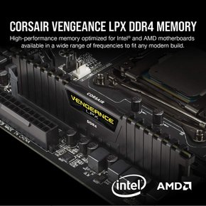 CORSAIR DDR4-3200MHz VENGEANCE LPX 32GB CMK32GX4M2E3200C16 데스크탑 PC용 메모리 시리즈