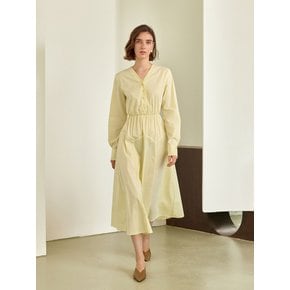 YY_A-line gentle shirt dress