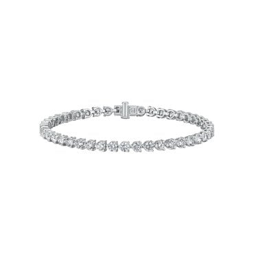 알로드 18K 랩다이아몬드 3프롱 테니스 팔찌 0.1ct