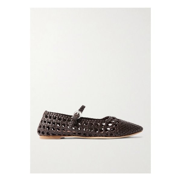 스타우드 넬 위빙 가죽 메리 제인 발레 플랫 46376663162889553