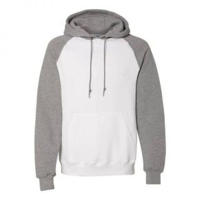 4325180 Russell Athletic Dri Power Colorblock Raglan Hooded Sweatshirt