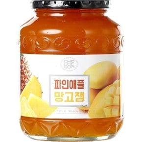 망고쨈 초록원 파인애플망고잼 1kg 국산차 파인애플쨈