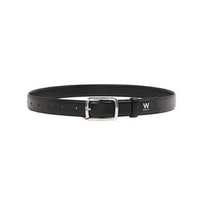 FW25 남성 스몰 로고 레더 벨트 W253BE01 674B