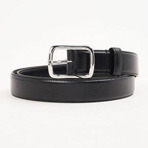 FW25 남성 스몰 로고 레더 벨트 W253BE01 674B