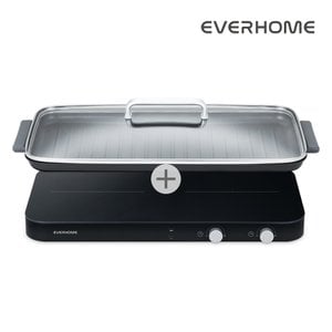 에버홈 테이블 2구 인덕션 와이드 그릴  EV-TI6000