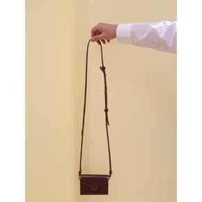 Leather mini Bag / brown