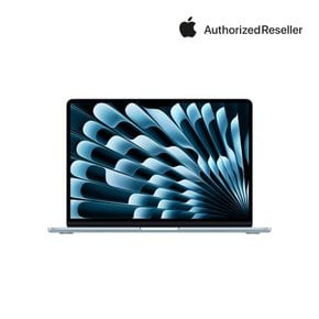 맥북에어 13 M4 (CPU 10코어/GPU 10코어) RAM 24GB SSD 512GB 스카이 블루 MC6V4KH/A