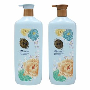 리엔 샴푸 린스 950ml 서향 머리 헤어 청결 관리 (W7AA817)