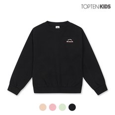 탑텐 [탑텐키즈] 여아 더블니트 스몰 포인트 맨투맨_MKC1TR2202