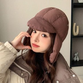 라피치 방수 패딩 귀달이 귀도리 모자_A3640
