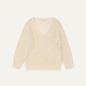 Ral V-Neck Knit Ecru