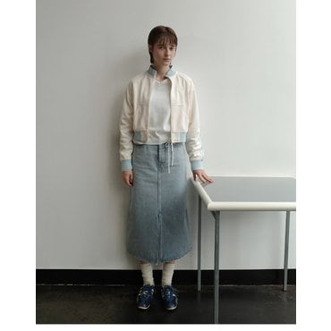 커버낫 우먼 데님 롱 스커트 Light Blue CO2501SR71LB