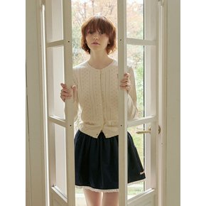 LOVE KNIT CARDIGAN_IVORY (EEOU2CDR01W)