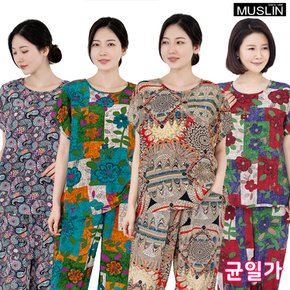 엄마옷 국내생산 인견나염 반팔 티셔츠 균 TS2052250 중년여성의류/50대/60대/마담/빅사이즈