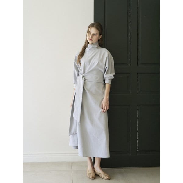 타이 터틀넥 원피스_3color_sora