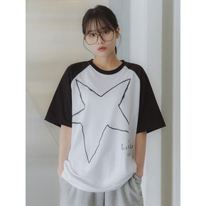 에투알 래글런 오버핏 반팔티 AST4766 (3 COLOR)