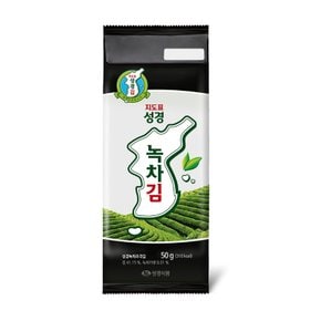 지도표 성경김 녹차 조각김 대 50g 20개 한박스