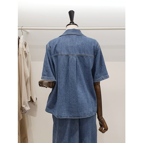 [파주점] 쥬크 주크 포켓 반팔 데님 셔츠 V262PSC945