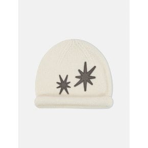 Flare Roll Brim Beanie Ivory