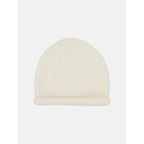 Flare Roll Brim Beanie Ivory