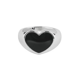 BLACK LOVE RNG SILVER925