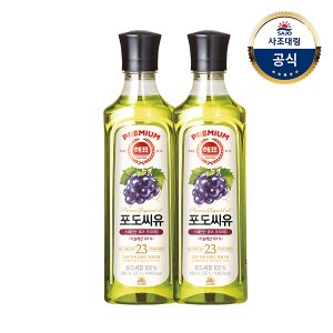 사조대림 [사조]포도씨유 500ml x2개